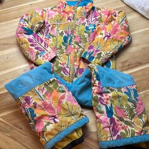 Burton forest animals creatures mini shredder snowsuit 4-7 yr